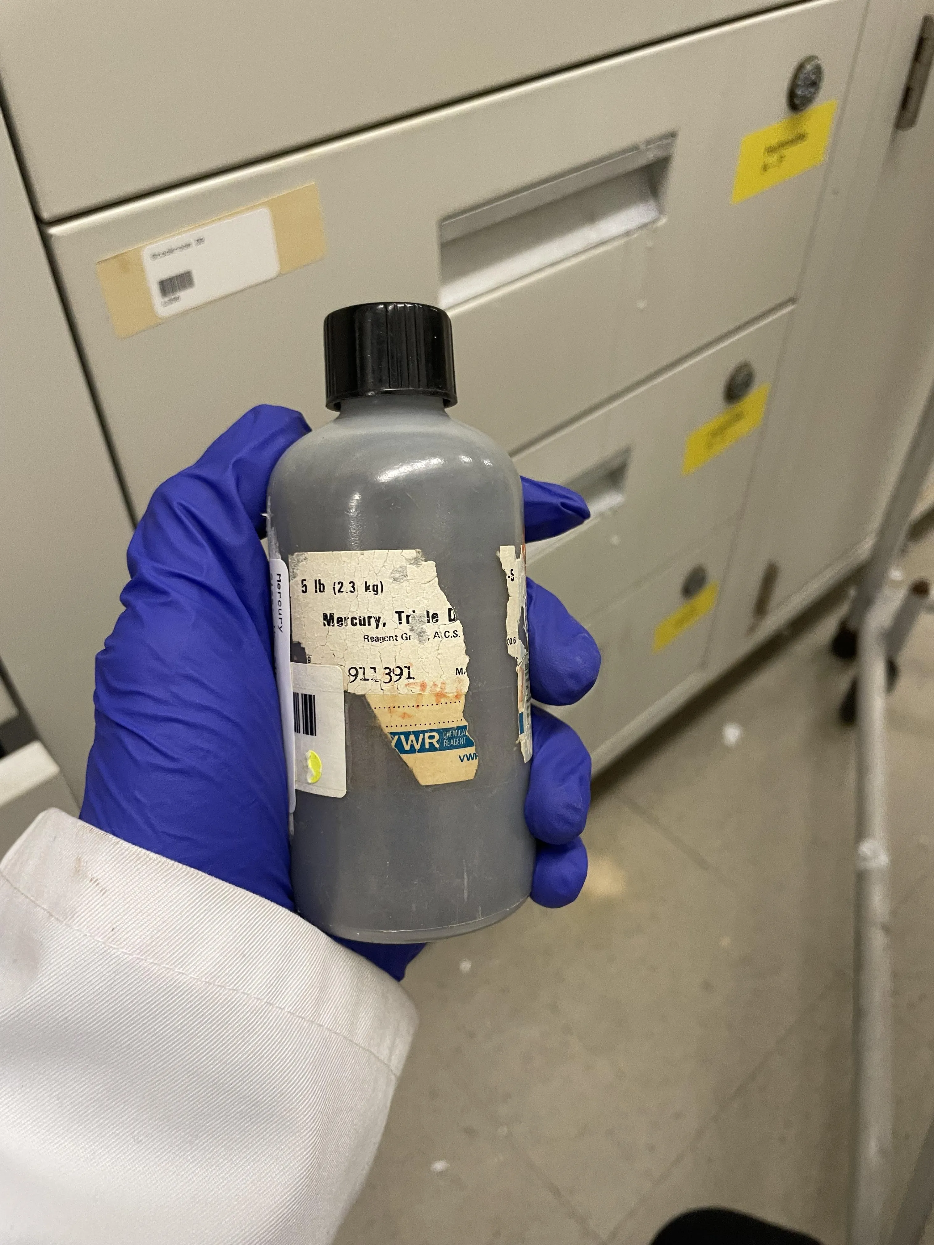 Precision-instrument grade Silver Liquid Mercury used in barometers, thermometers, and analytical equipment