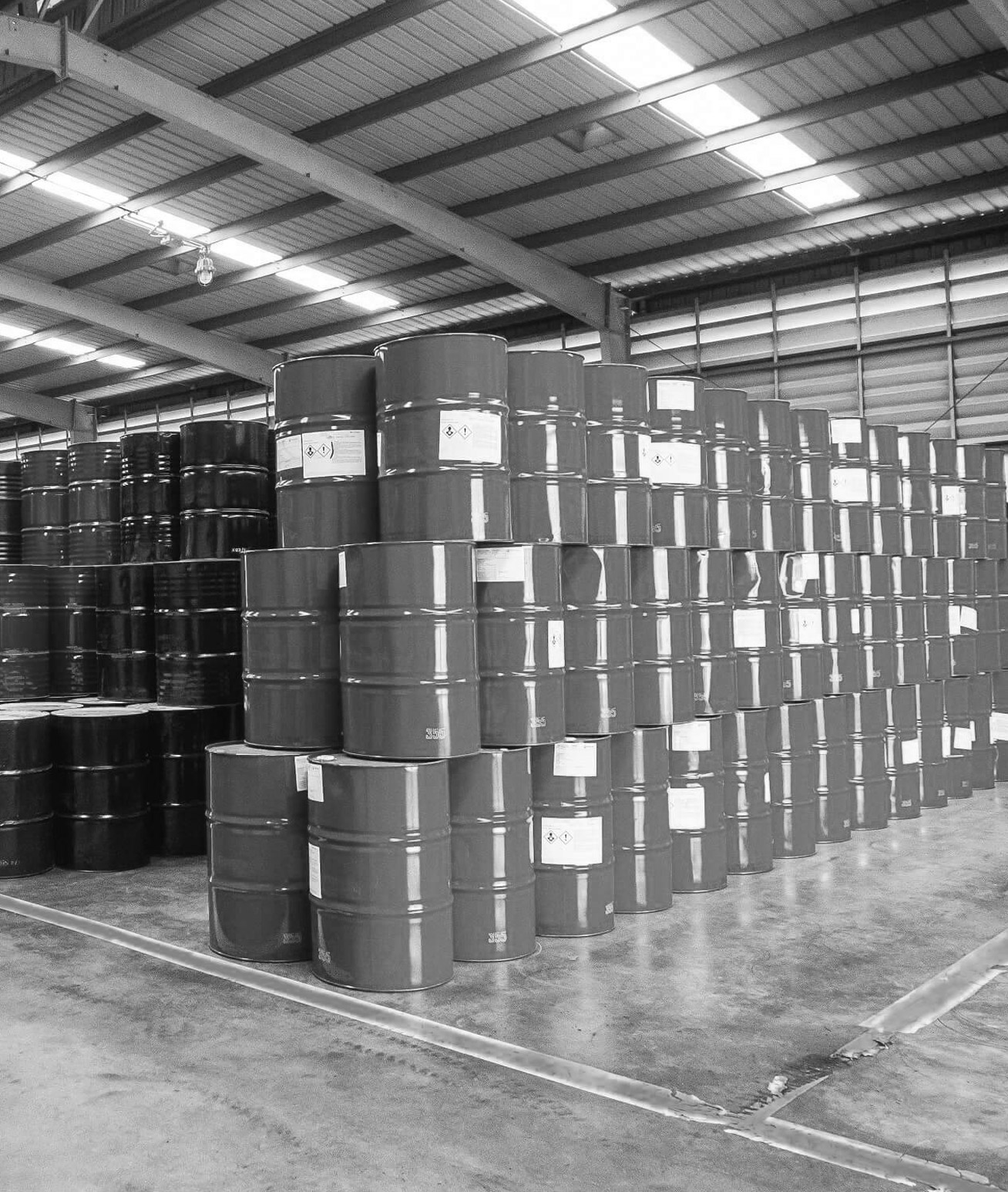 Industrial chemical applications warehouse
